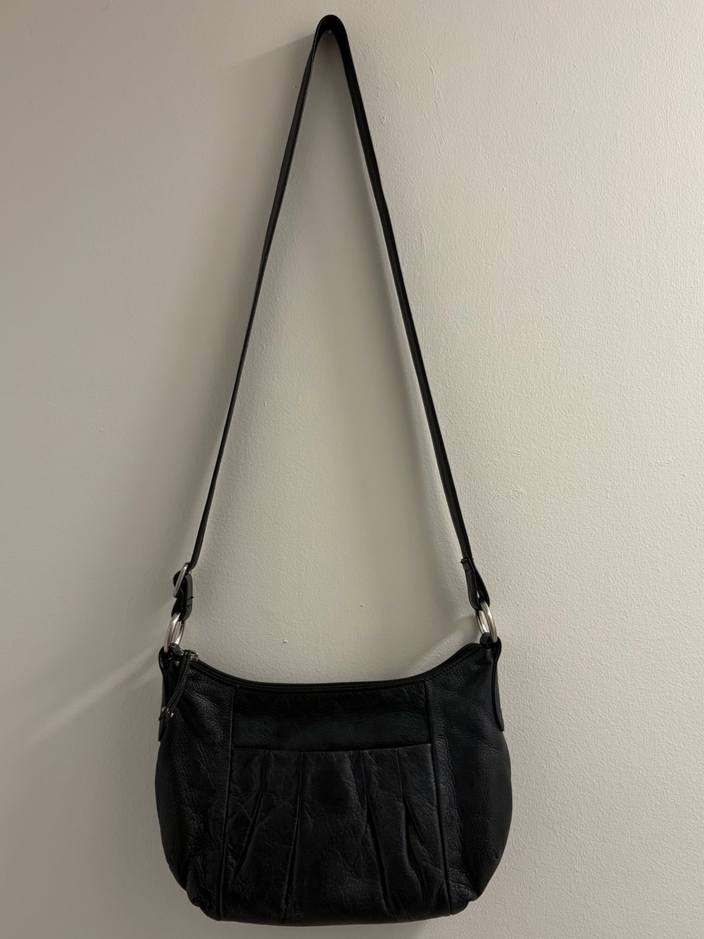 Osgoode Marley Black Leather Shoulder Bag - Picture 7 of 8